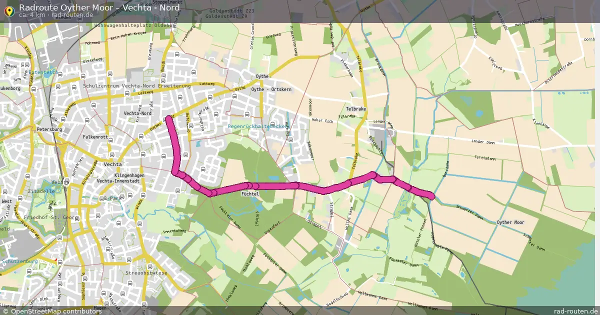 Radtour Oyther Moor – Vechta - Nord