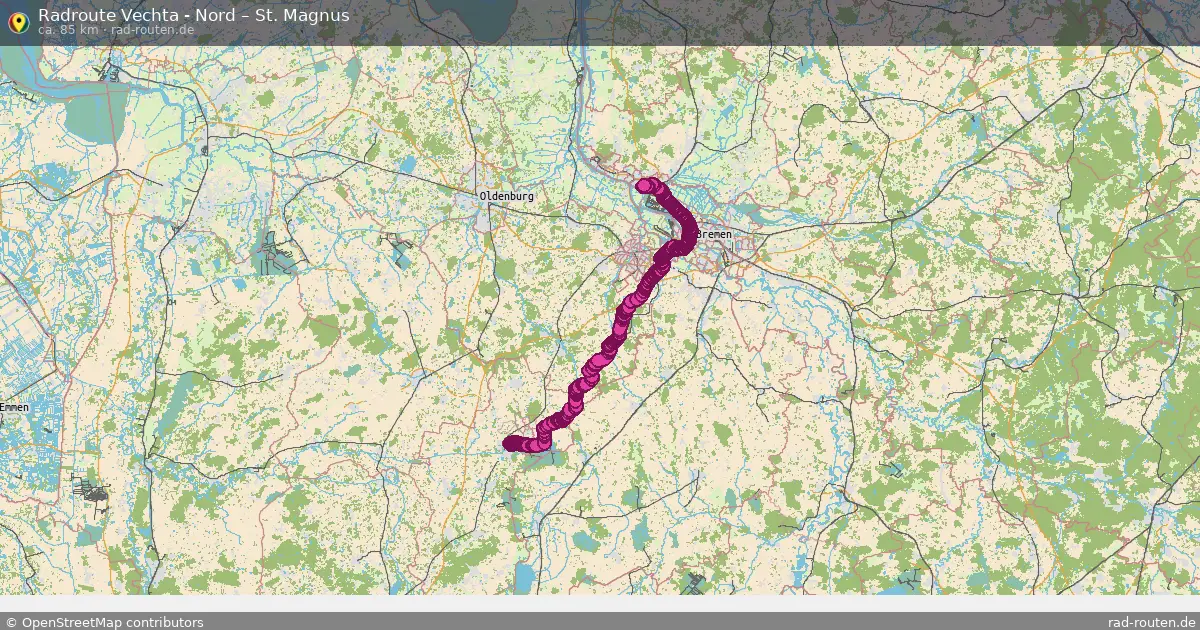 Radtour Vechta - Nord – St. Magnus
