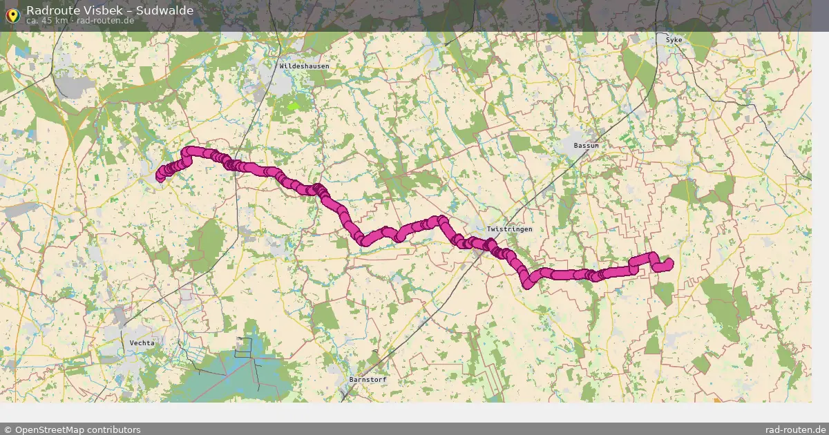 Radtour Visbek – Sudwalde