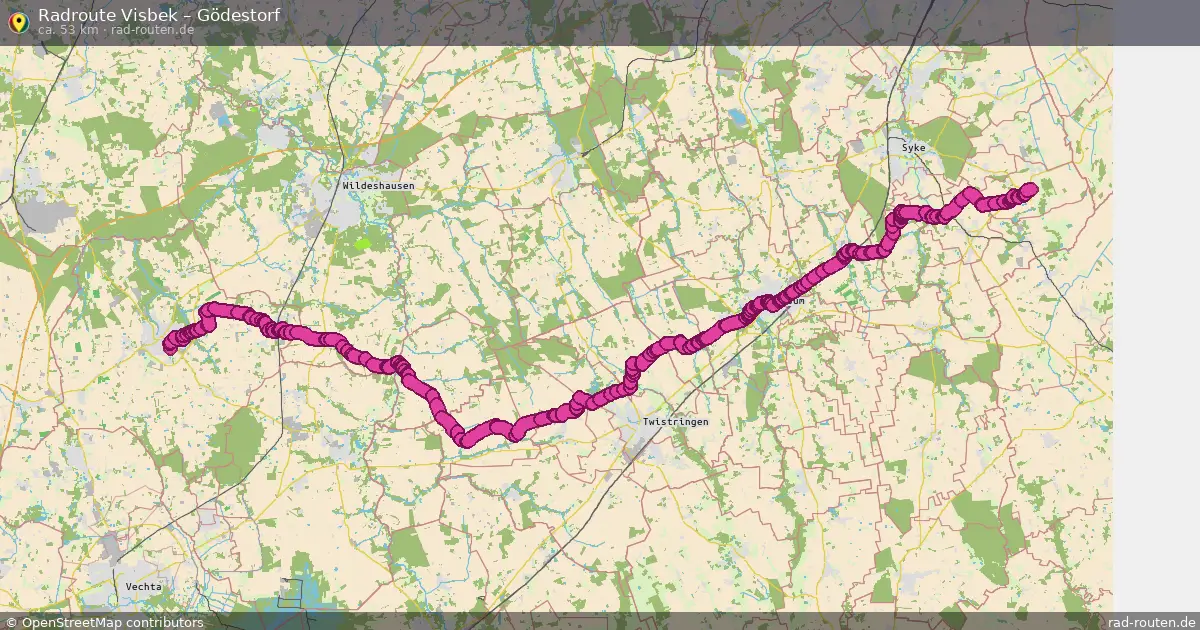 Radtour Visbek – Gödestorf