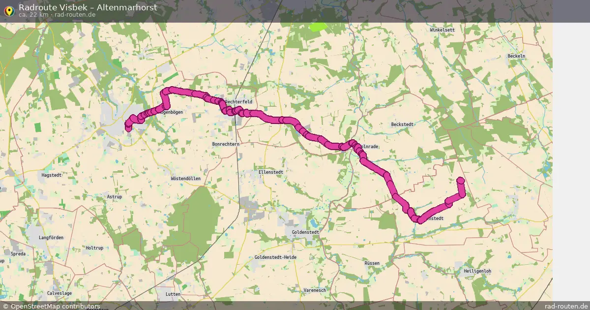 Radtour Visbek – Altenmarhorst