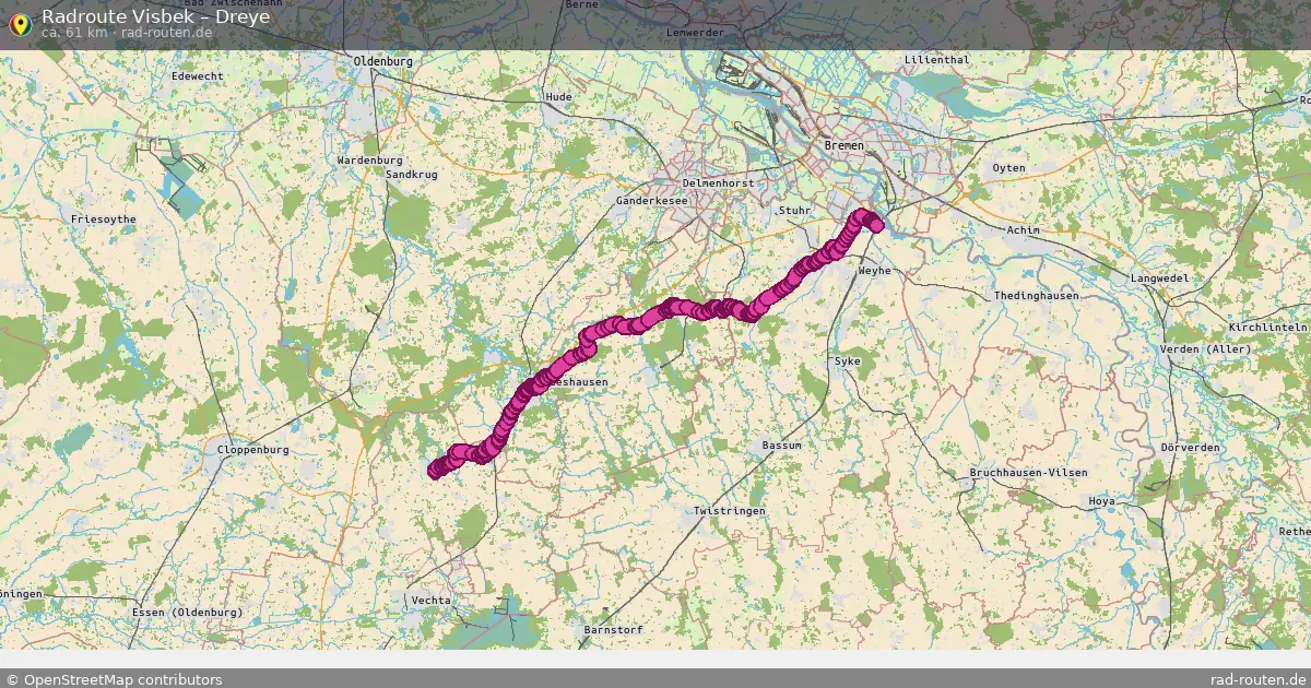 Radtour Visbek – Dreye