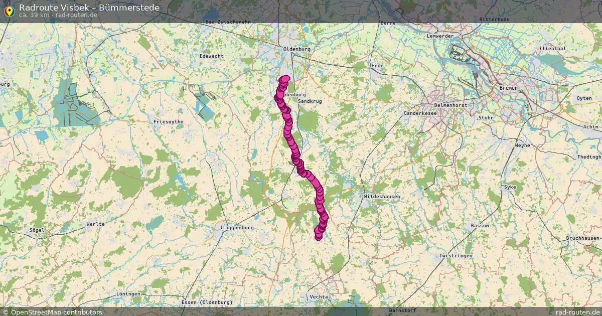 Radtour Visbek – Bümmerstede