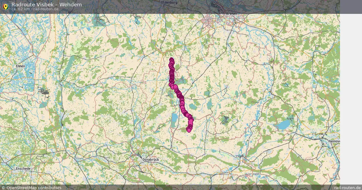 Radtour Visbek – Wehdem