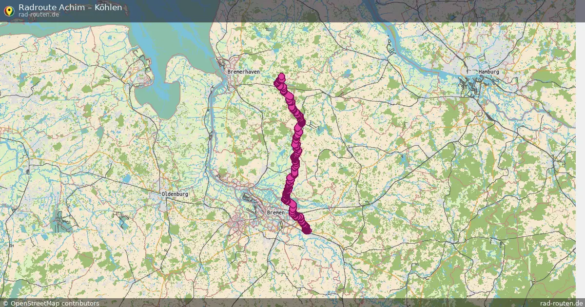 Radtour Achim – Köhlen