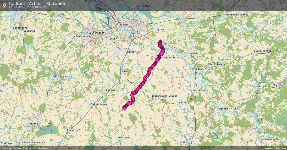 Radtour Achim – Sudwalde