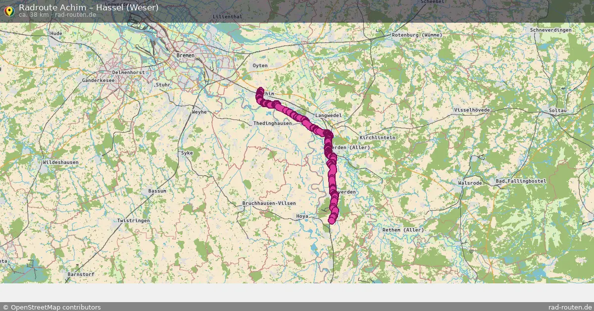 Radtour Achim – Hassel (Weser)