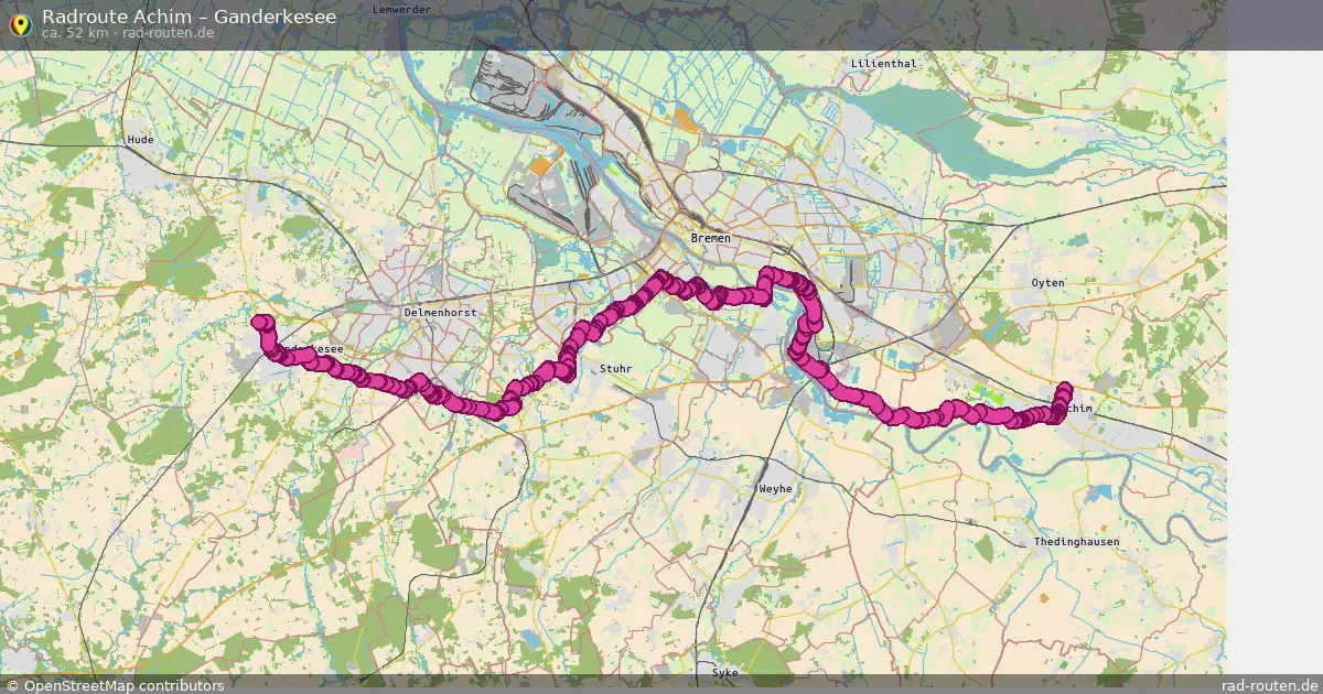 Radtour Achim – Ganderkesee