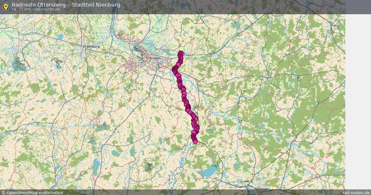 Radtour Ottersberg – Stadtteil Nienburg