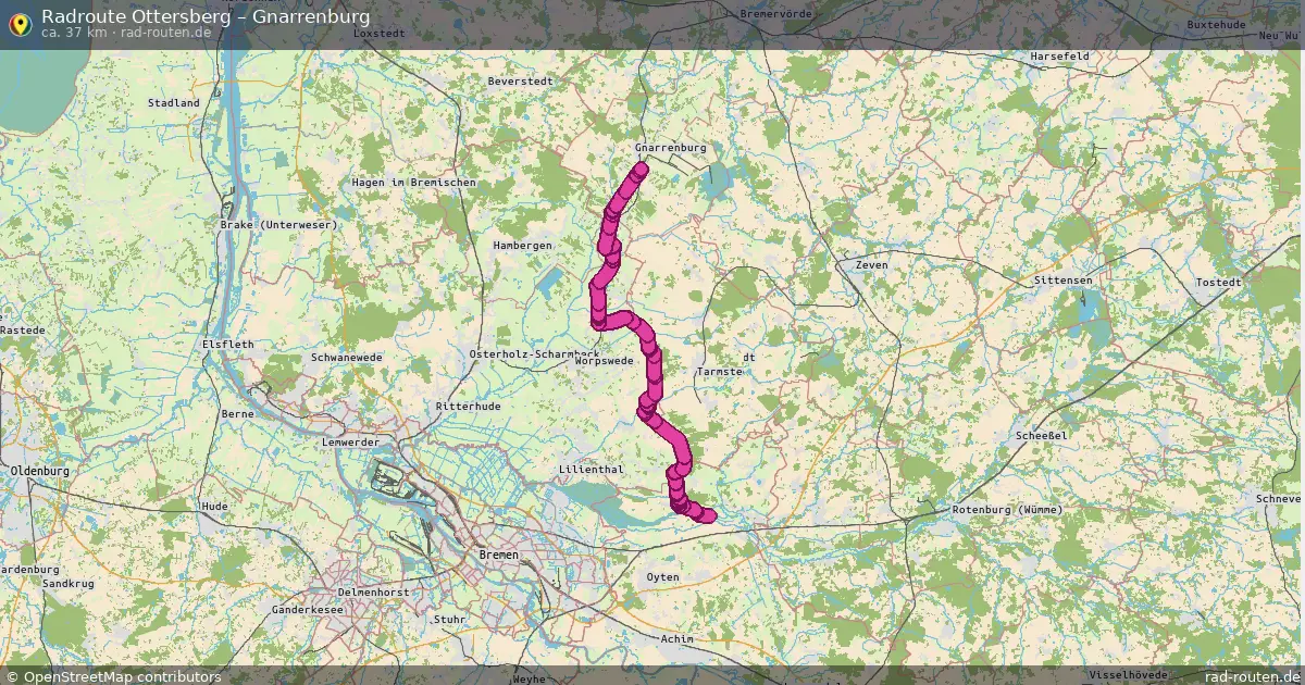 Radtour Ottersberg – Gnarrenburg