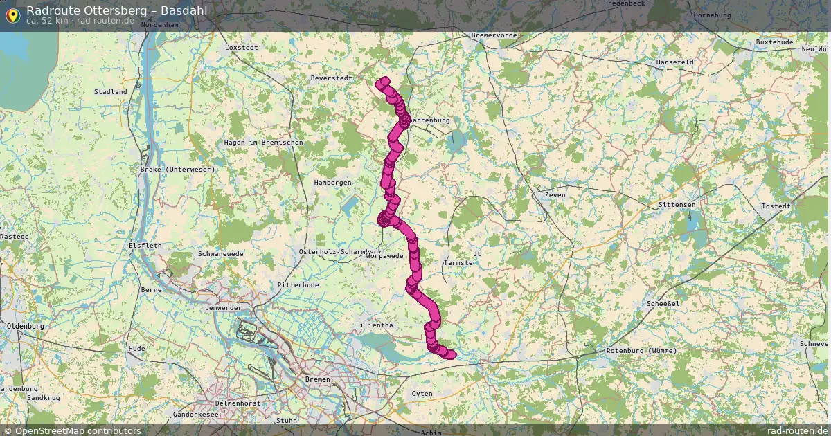 Radtour Ottersberg – Basdahl