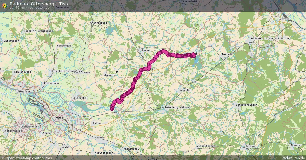 Radtour Ottersberg – Tiste