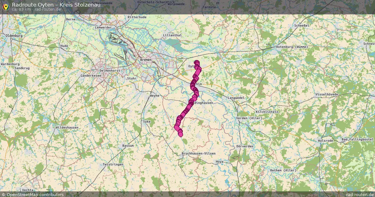 Radtour Oyten – Fredenbeck