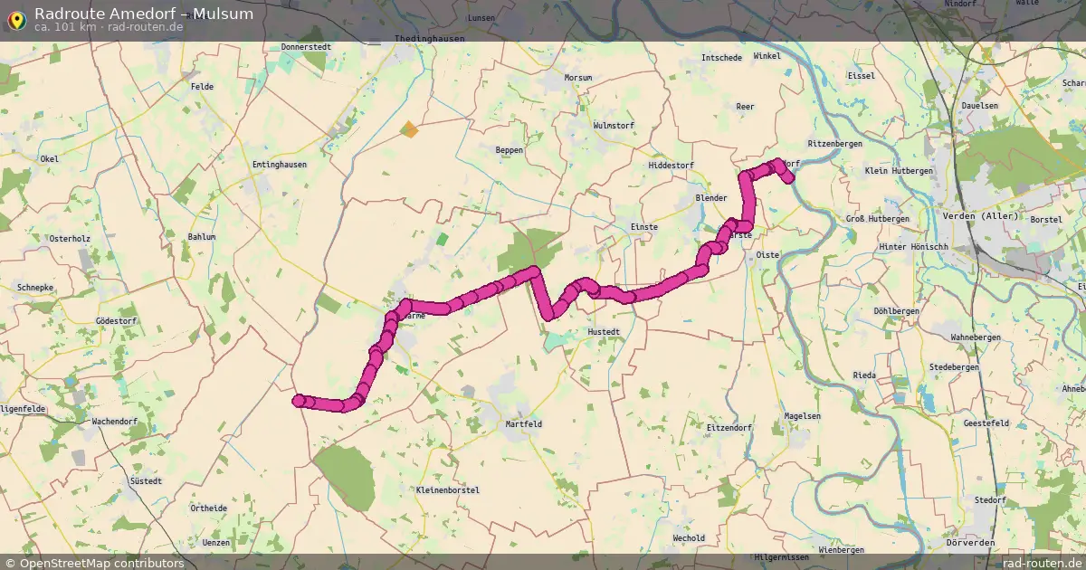 Radtour Amedorf – Mulsum