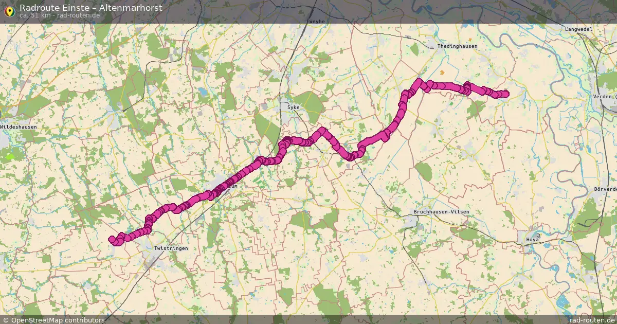 Radtour Einste – Altenmarhorst