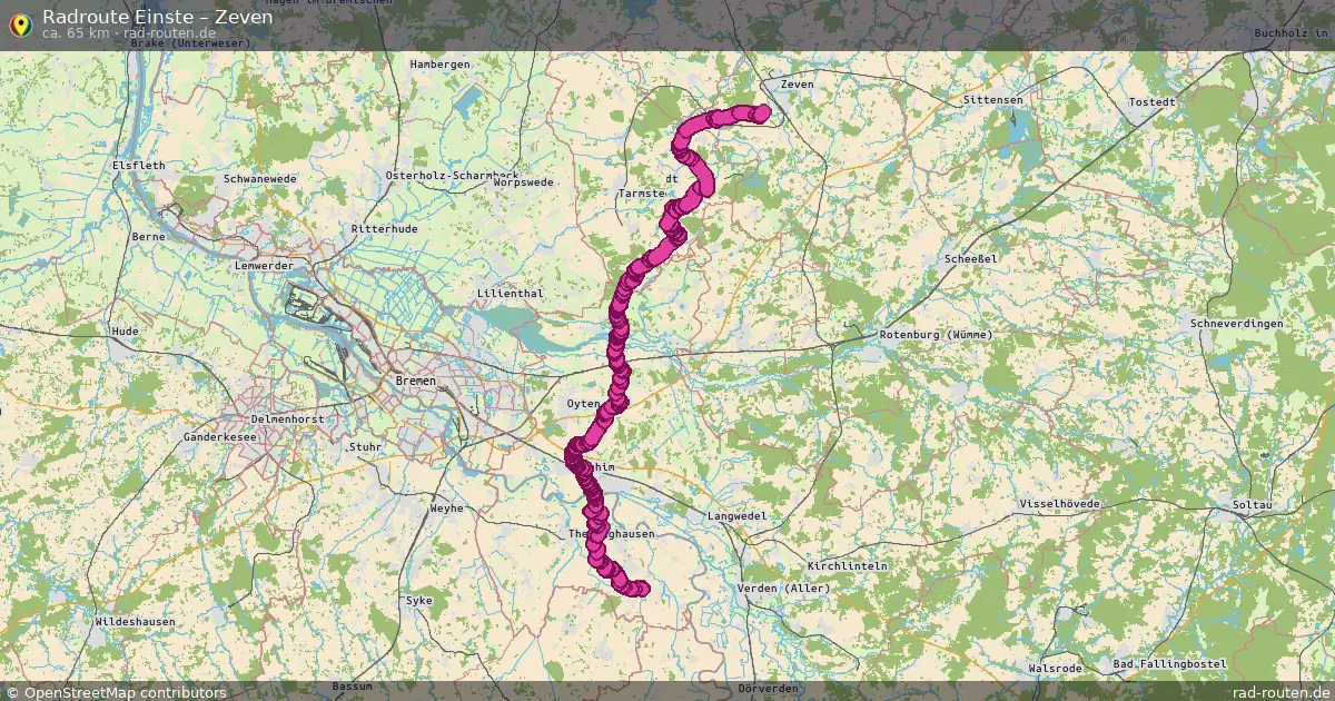 Radtour Einste – Zeven
