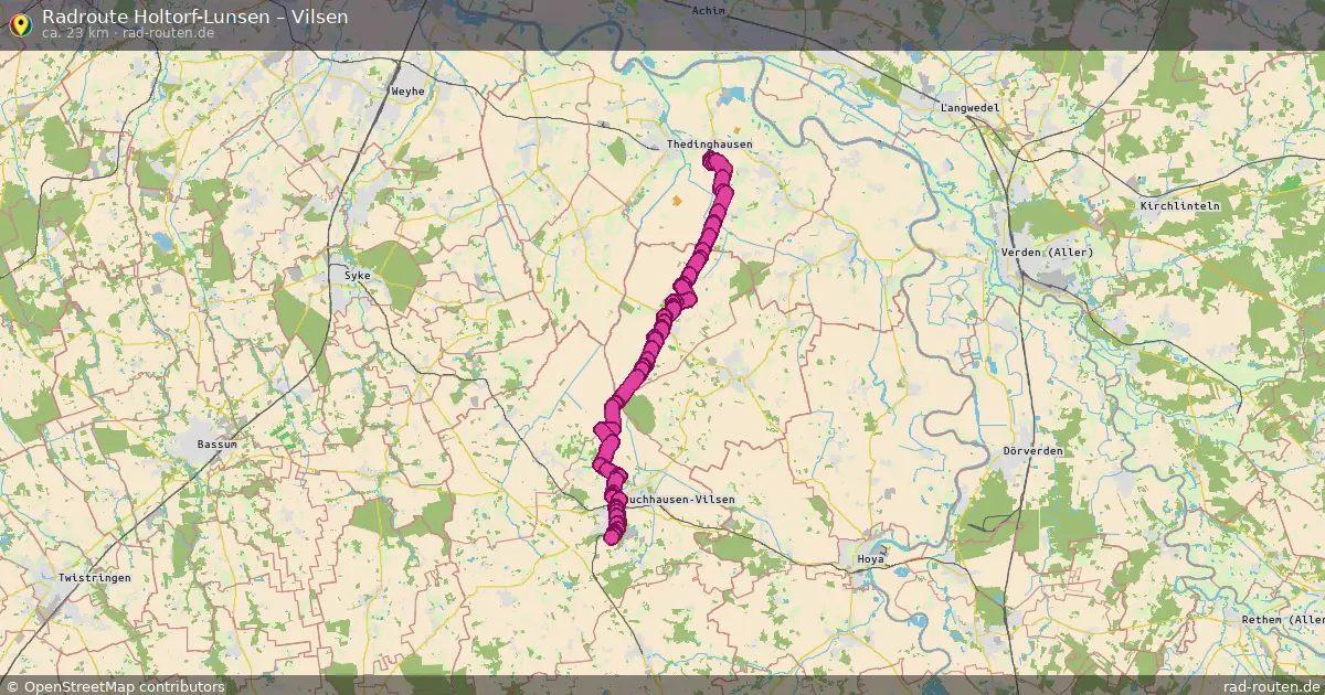 Radtour Holtorf-Lunsen – Vilsen