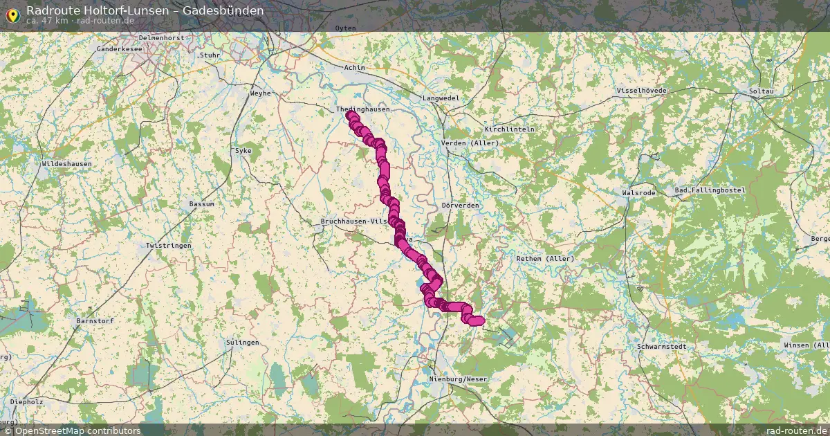 Radtour Holtorf-Lunsen – Gadesbünden