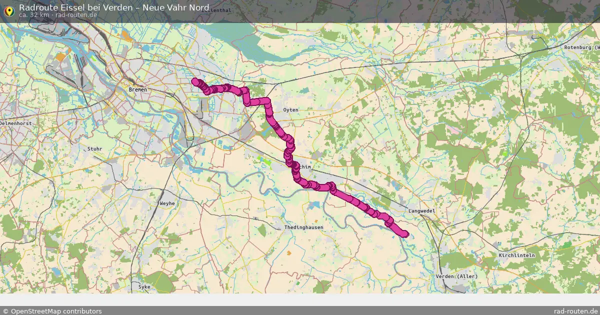 Radtour Eissel Bei Verden – Neue Vahr Nord