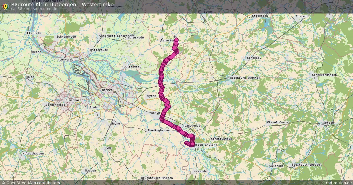 Radtour Klein Hutbergen – Westertimke