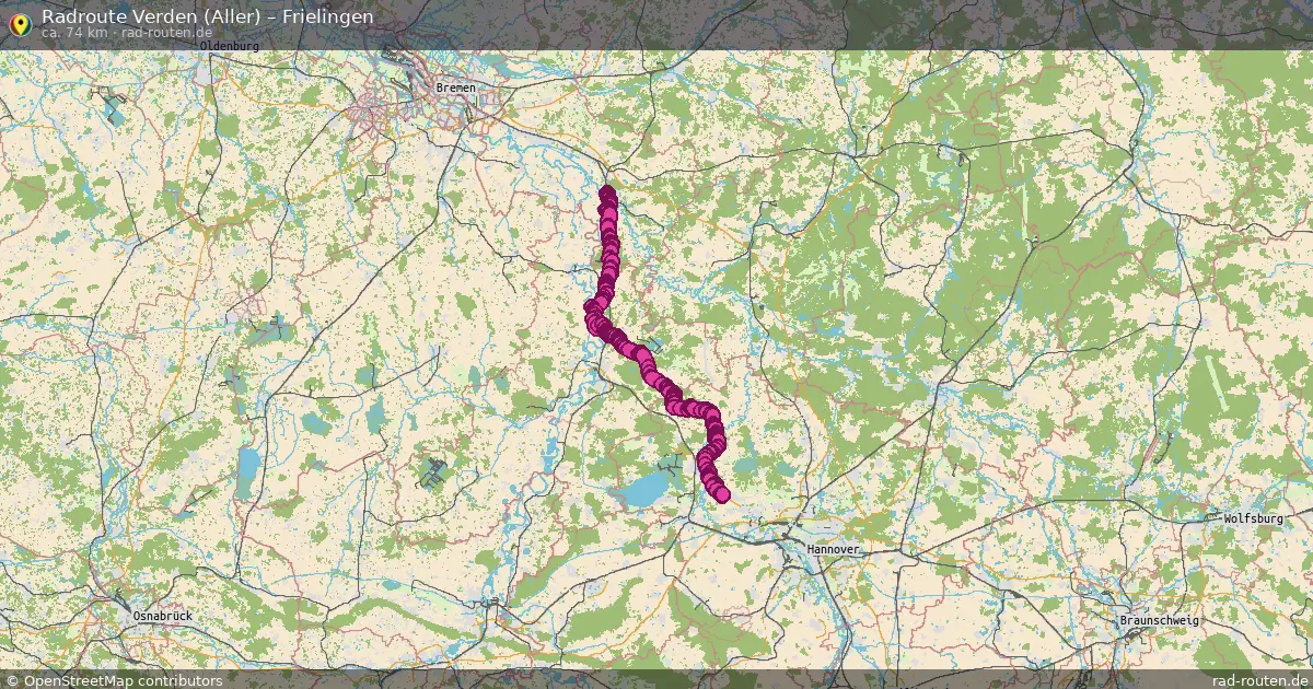 Radtour Verden (Aller) – Frielingen