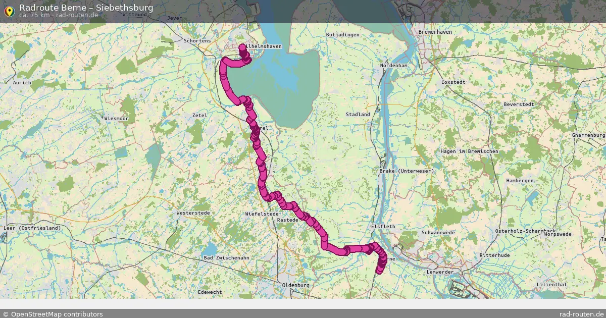 Radtour Berne – Siebethsburg