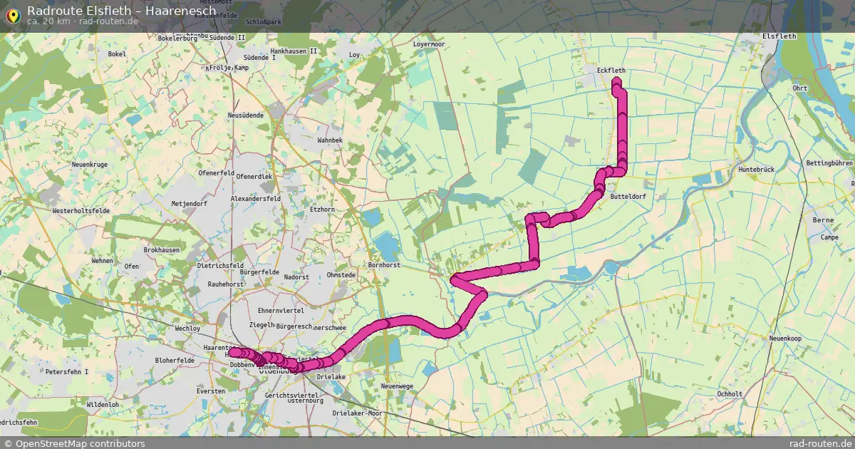 Radtour Elsfleth – Haarenesch