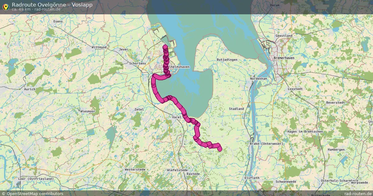 Radtour Ovelgönne – Voslapp