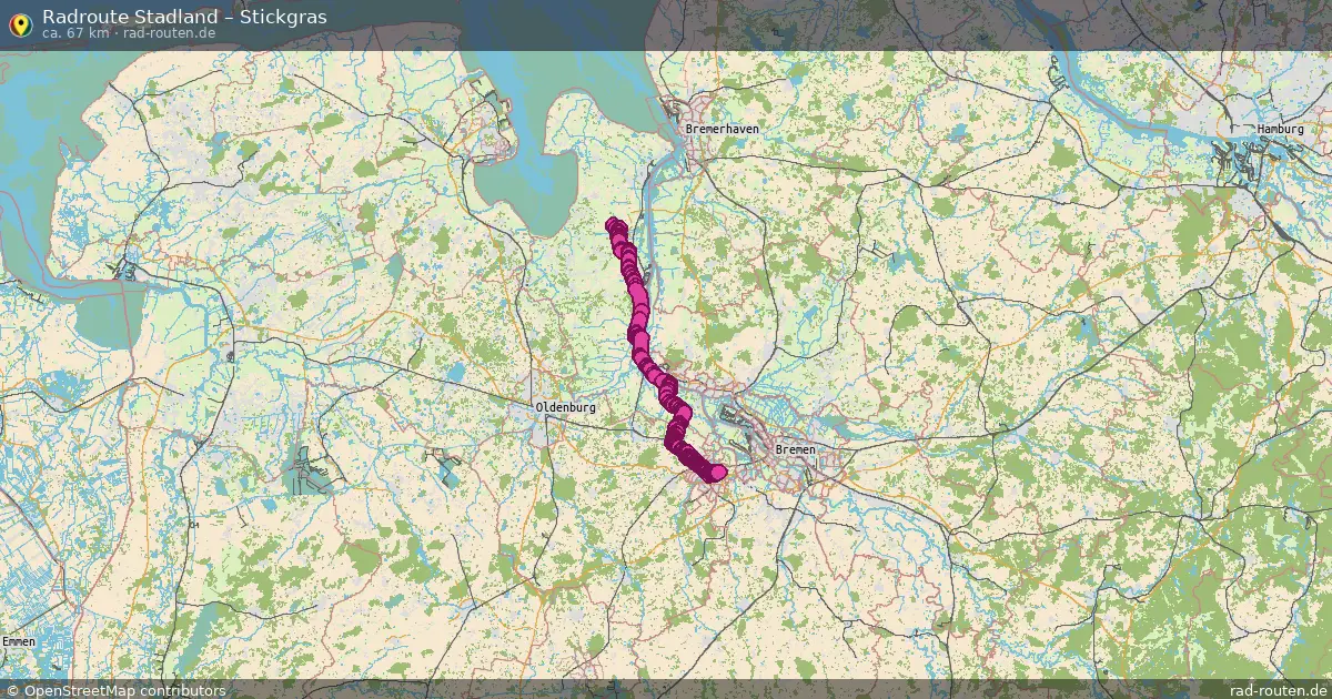 Radtour Stadland – Stickgras