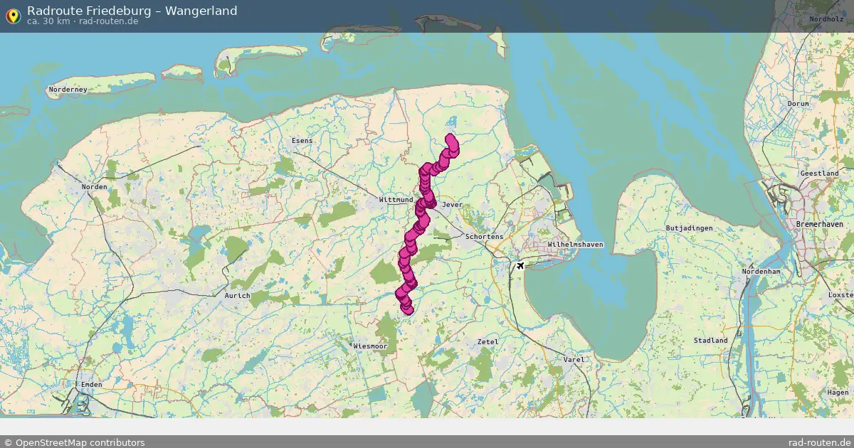 Radtour Friedeburg – Wangerland