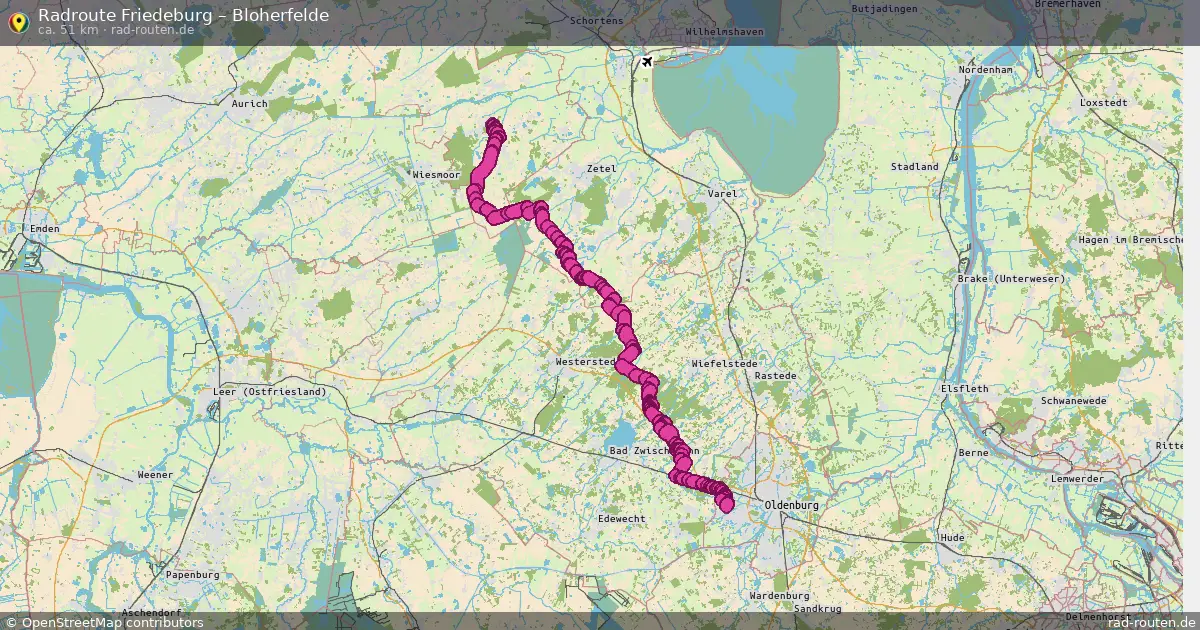 Radtour Friedeburg – Bloherfelde
