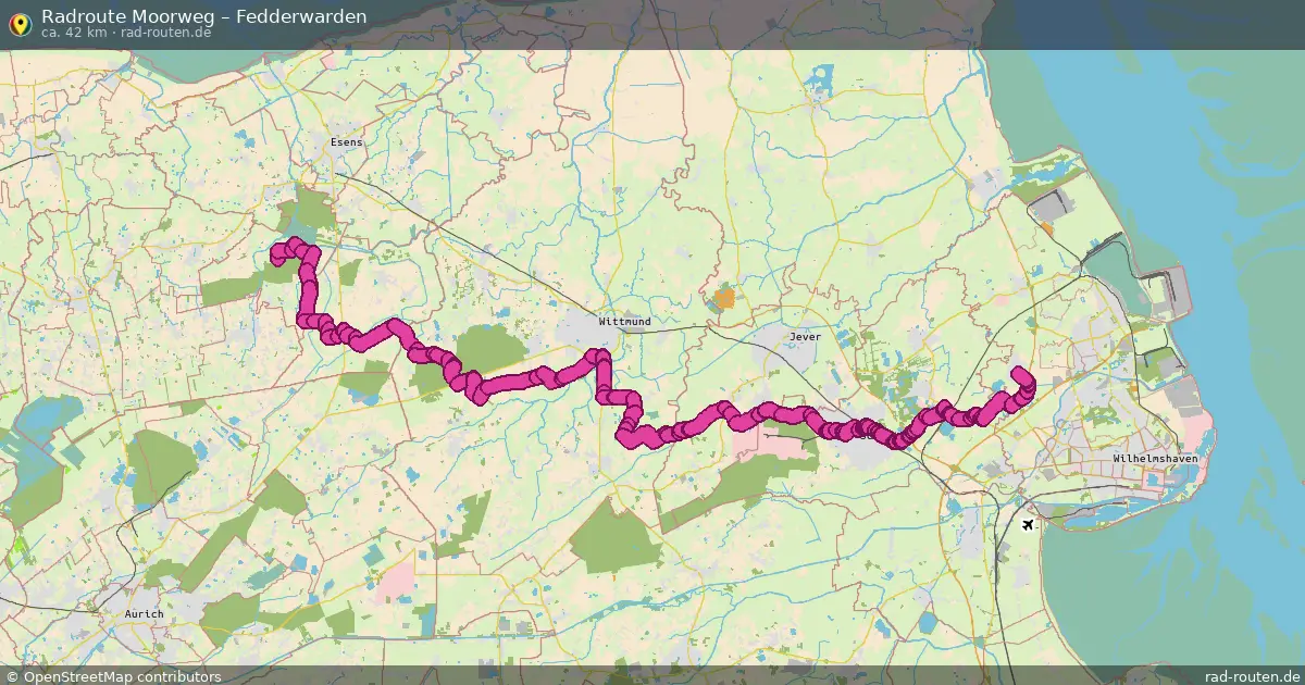 Radtour Moorweg – Fedderwarden