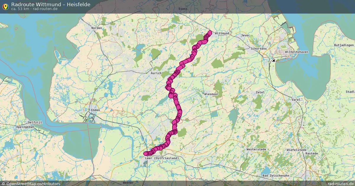 Radtour Wittmund – Heisfelde