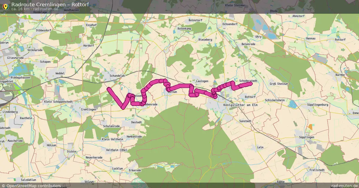 Radtour Cremlingen – Rottorf