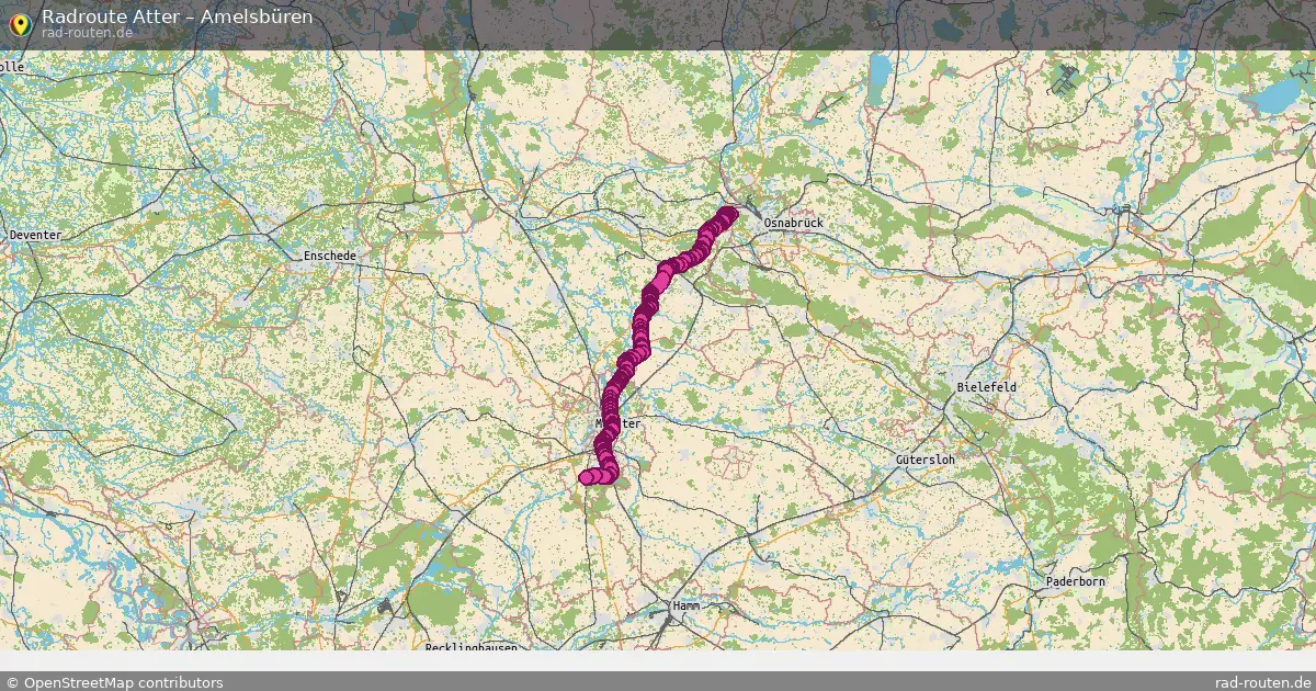 Radtour Atter – Amelsbüren
