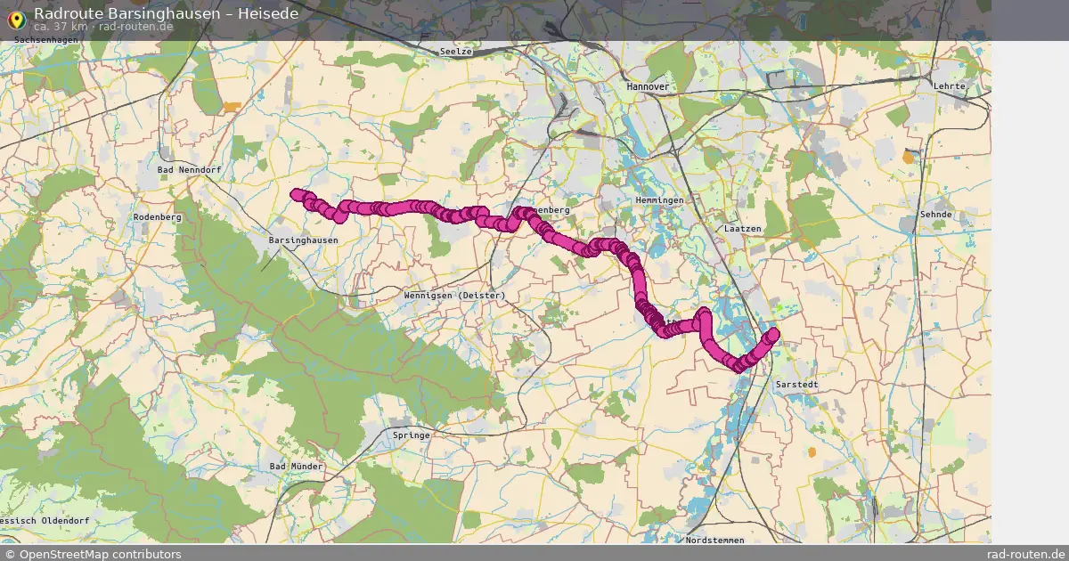 Radtour Barsinghausen – Heisede
