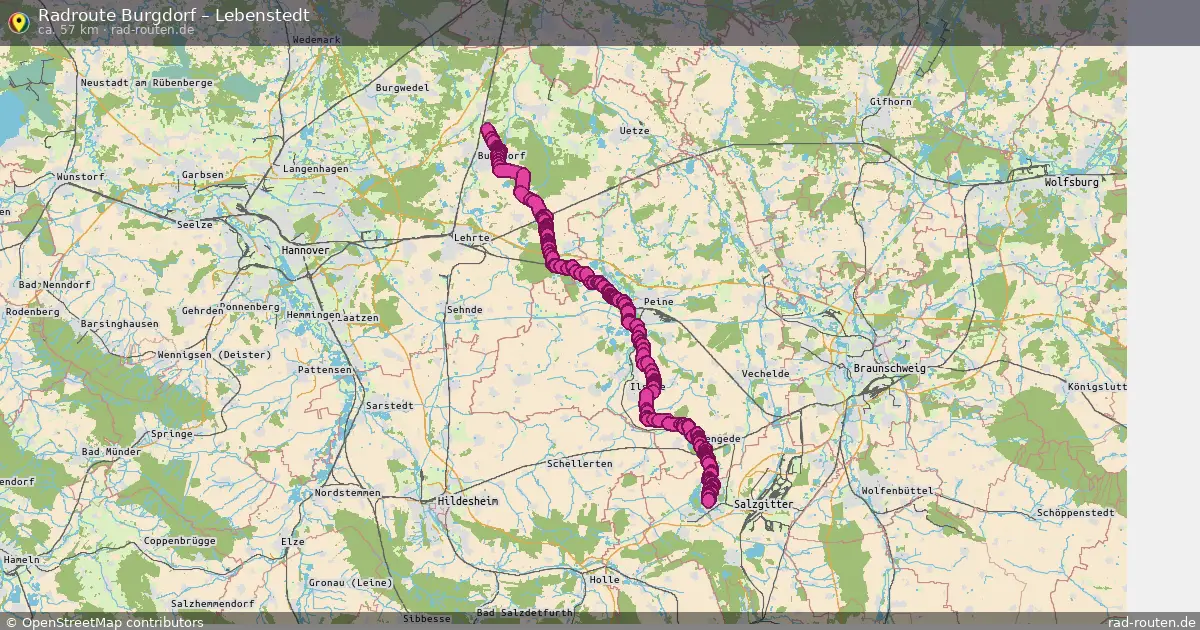 Radtour Burgdorf – Lebenstedt