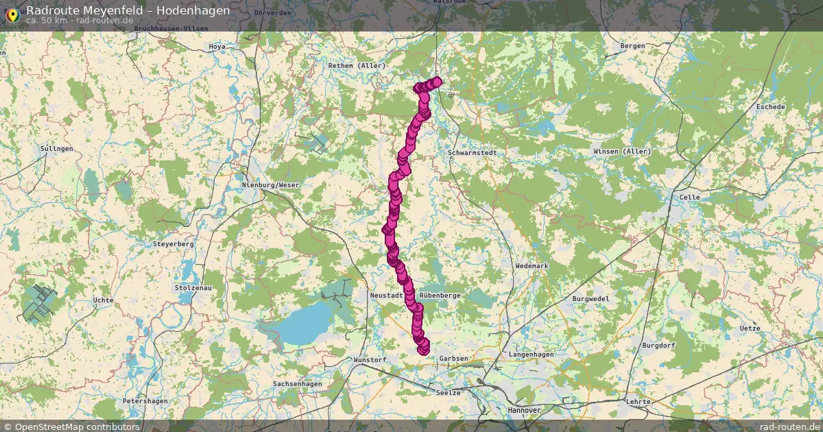 Radtour Meyenfeld – Hodenhagen