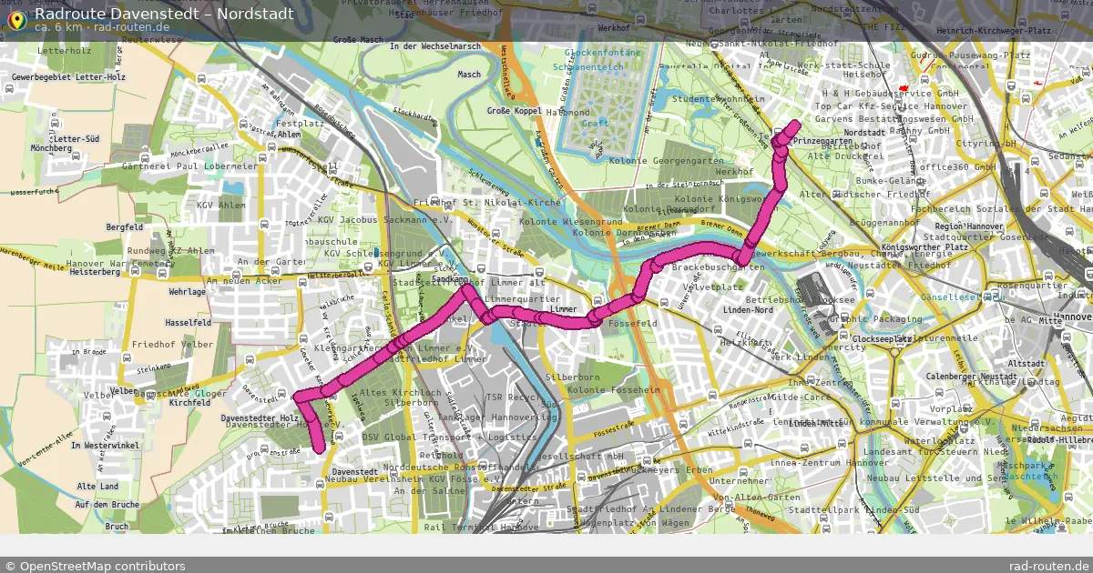 Radtour Davenstedt – Nordstadt