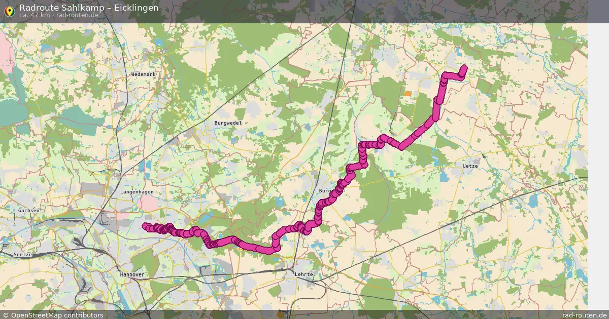 Radtour Sahlkamp – Eicklingen