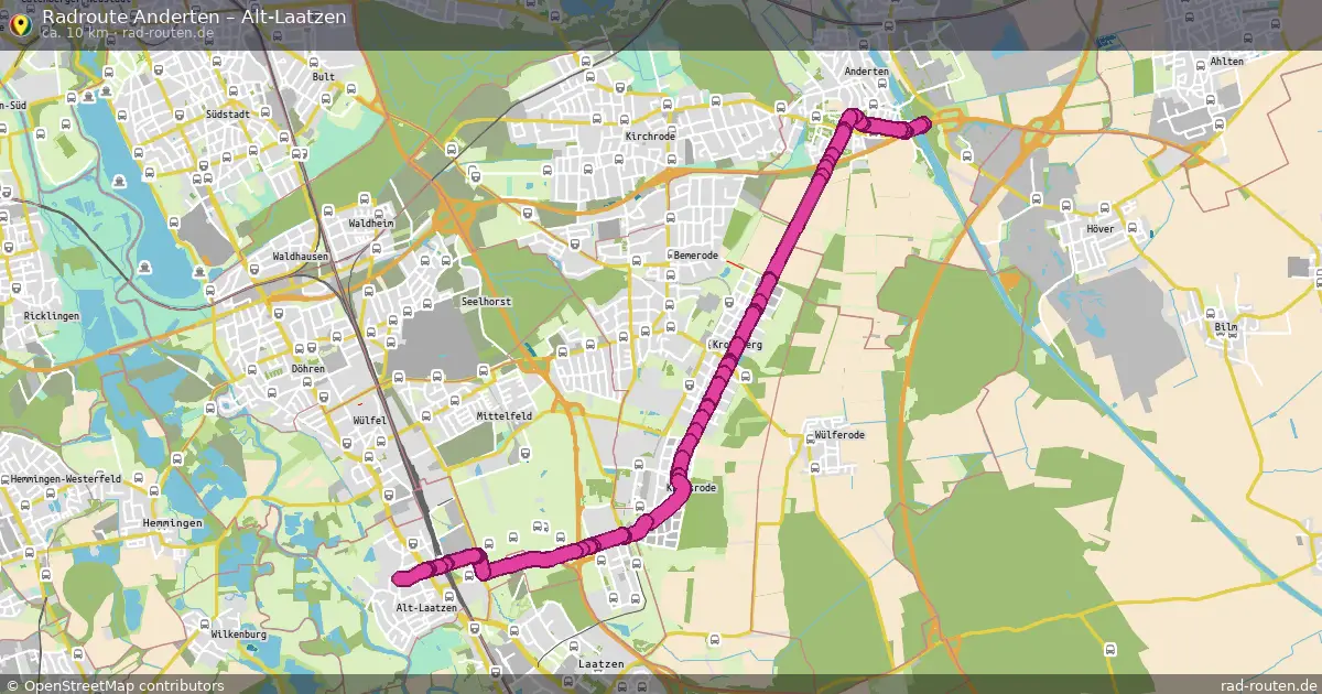 Radtour Anderten – Alt-Laatzen