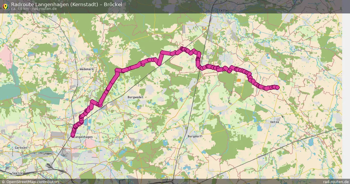 Radtour Langenhagen (Kernstadt) – Bröckel