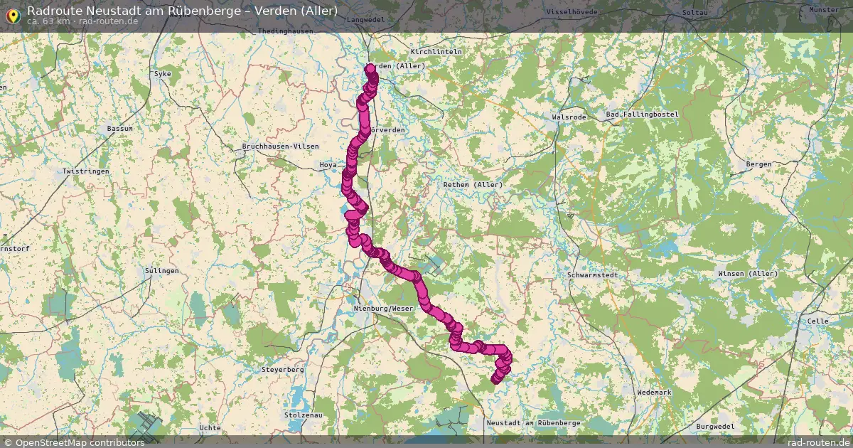 Radtour Neustadt Am Rübenberge – Verden (Aller)