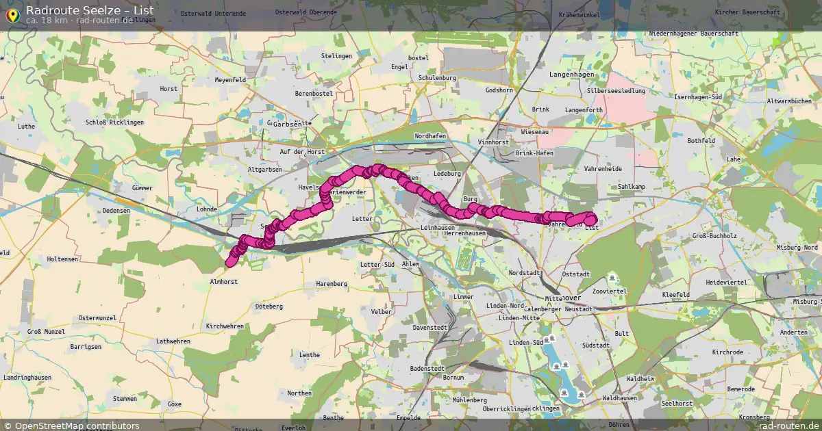 Radtour Seelze – List