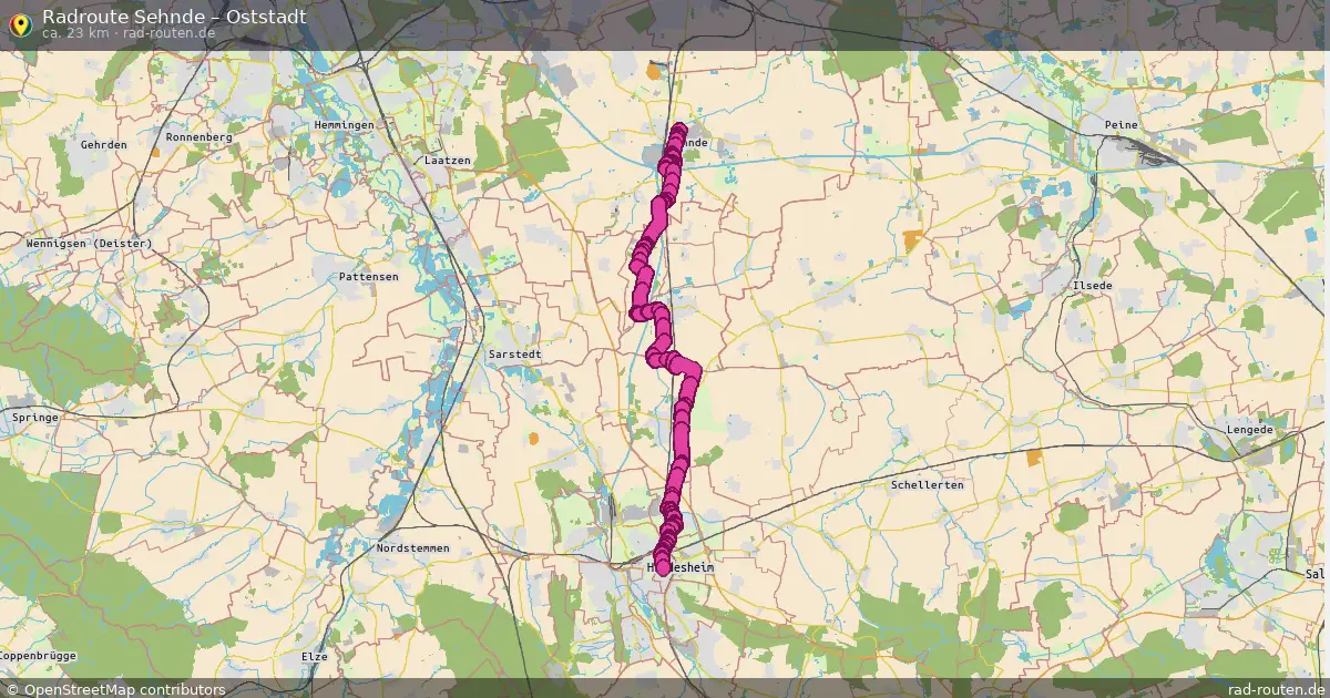 Radtour Sehnde – Oststadt