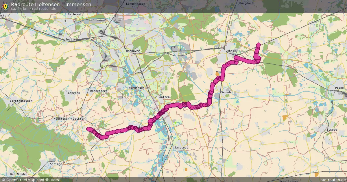 Radtour Holtensen – Immensen