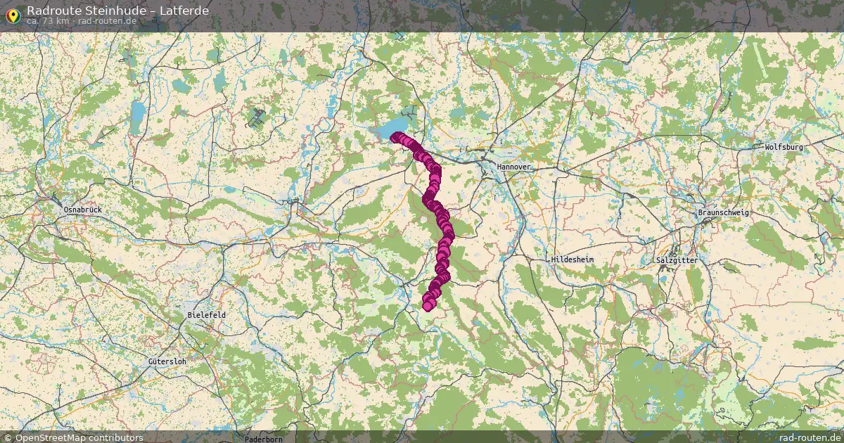 Fahrradroute Steinhude – Latferde