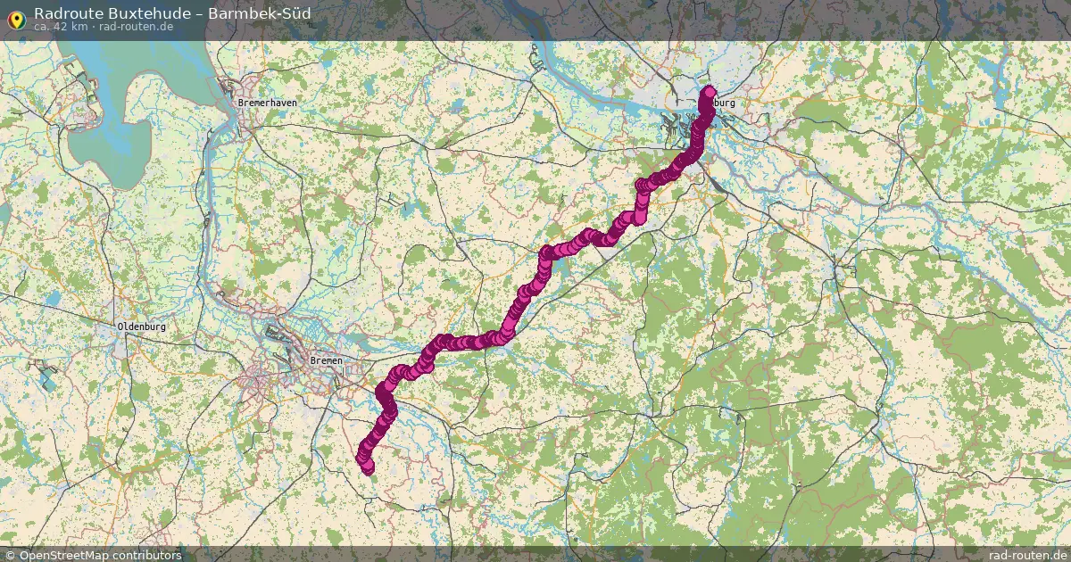 Radtour Buxtehude – Barmbek-Süd