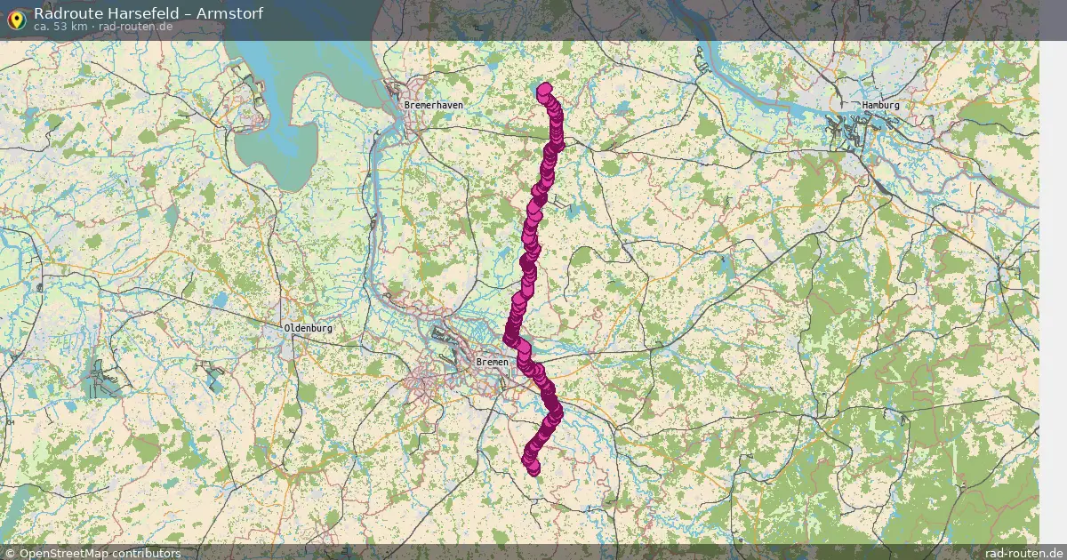 Fahrradroute Aspe – Armstorf