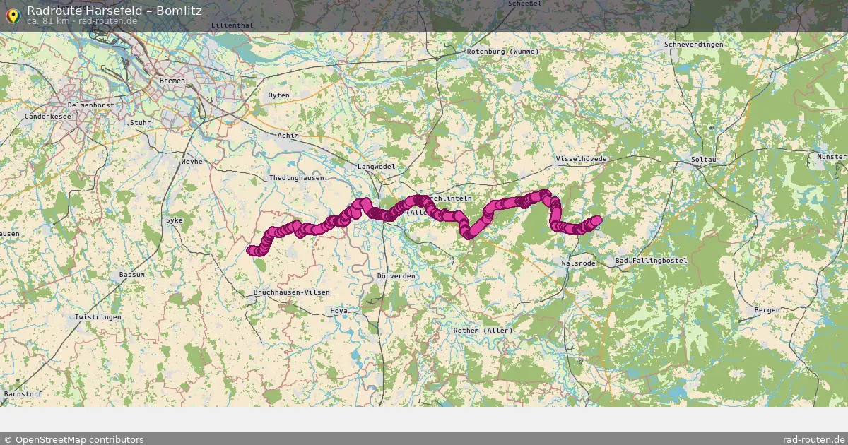 Radtour Harsefeld – Bomlitz